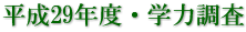 平成29年度・学力調査